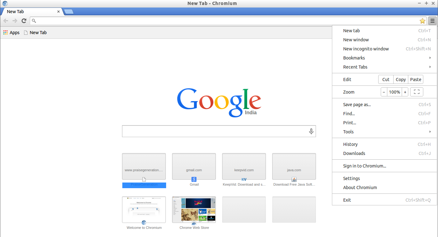 reset google chrome browser