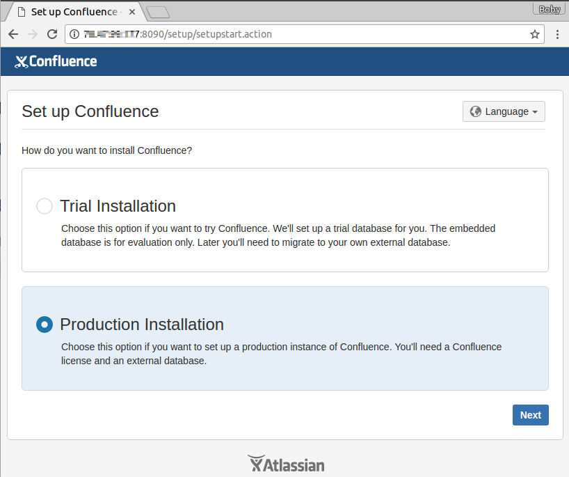 installed jira and confluence server stopped
