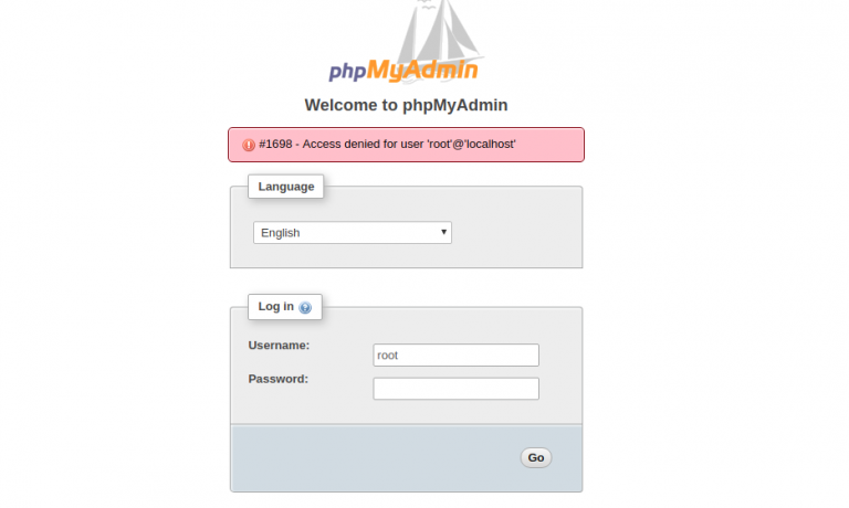 start phpmyadmin ubuntu server
