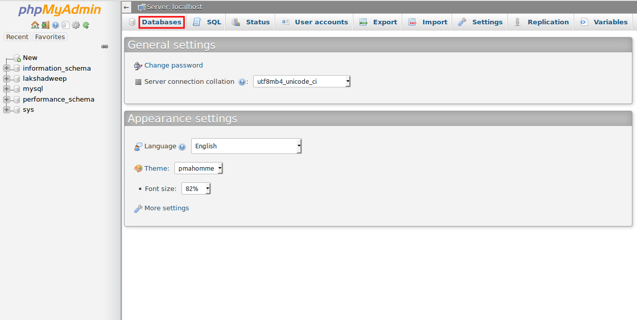 PHPMYADMIN. Как найти localhost. Localhost null что это.