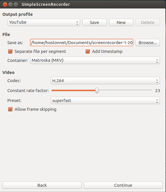 ubuntu simple recorder