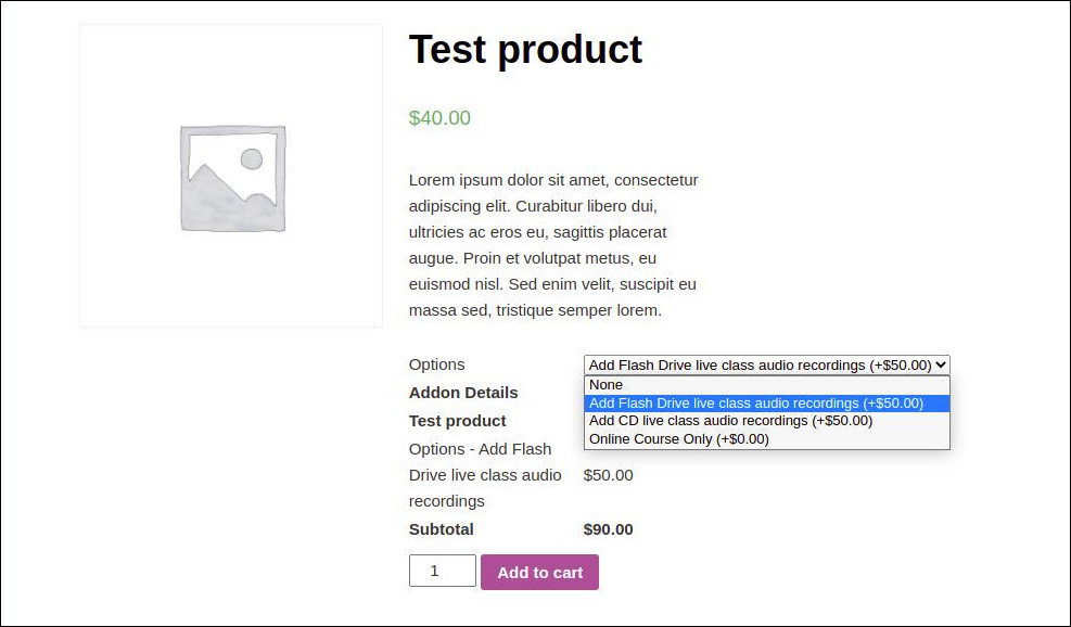 woocommerce product addon tutorial